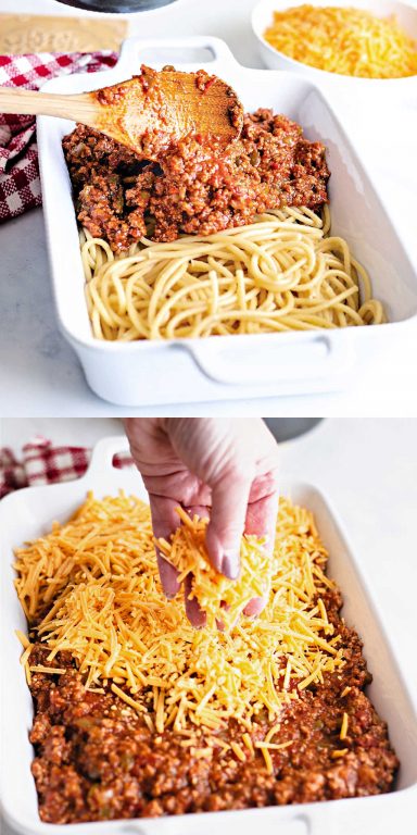 Baked Spaghetti Casserole - Life, Love, and Good Food