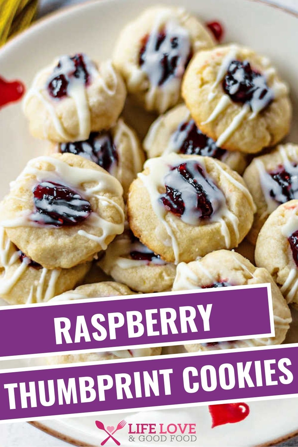 Raspberry Thumbprint Cookies - Life, Love, and Good Food
