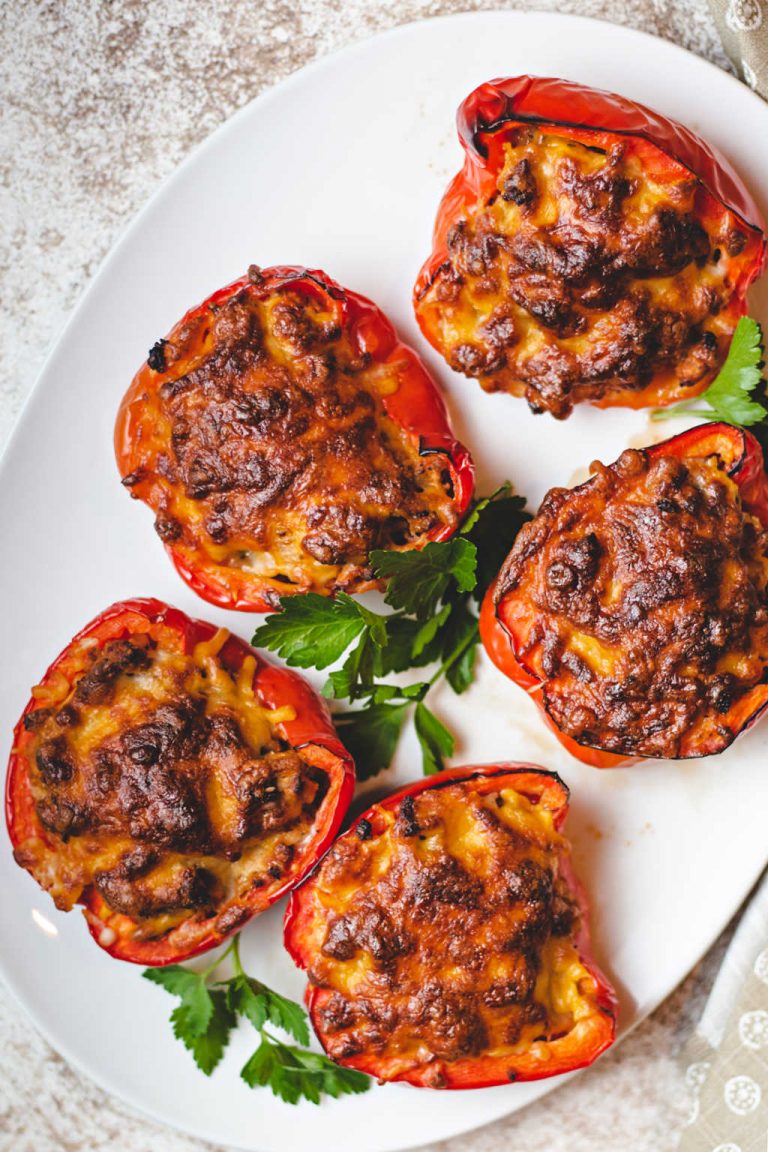 Keto Stuffed Peppers - Life, Love, and Good Food