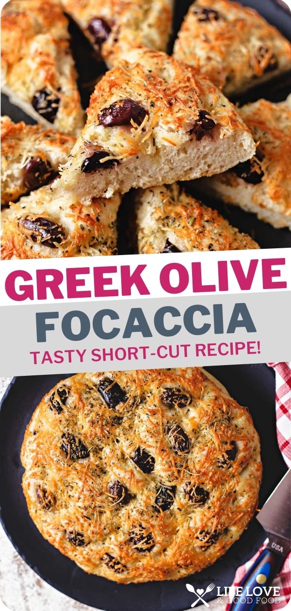 Easy Greek Olive Focaccia | Life, Love, and Good Food