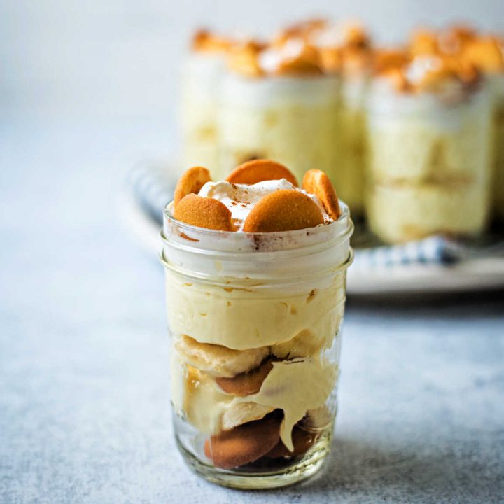 No Bake Banana Pudding Dessert Jars - Life, Love, and Good Food