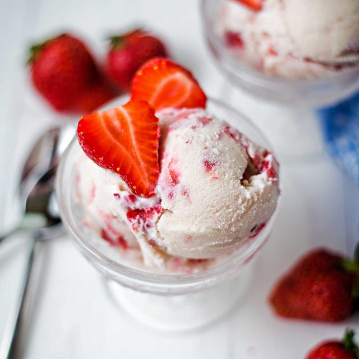 Homemade Strawberry Ice Cream - Life, Love, and Good Food