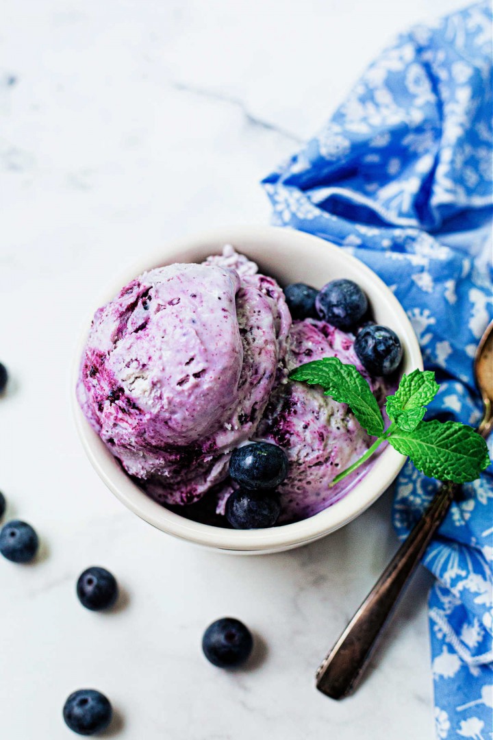 Homemade Blueberry Ice Cream | Life, Love, and Good Food