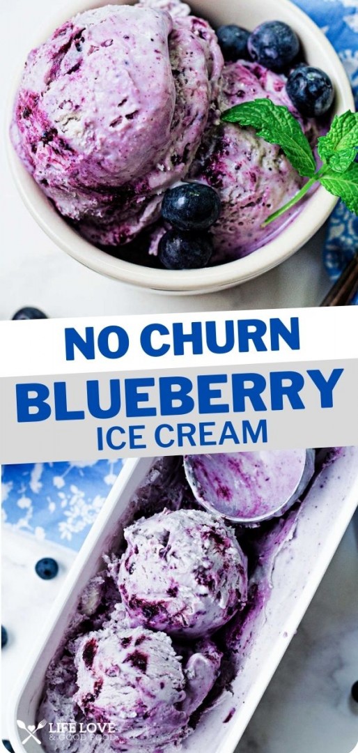 Homemade Blueberry Ice Cream | Life, Love, and Good Food