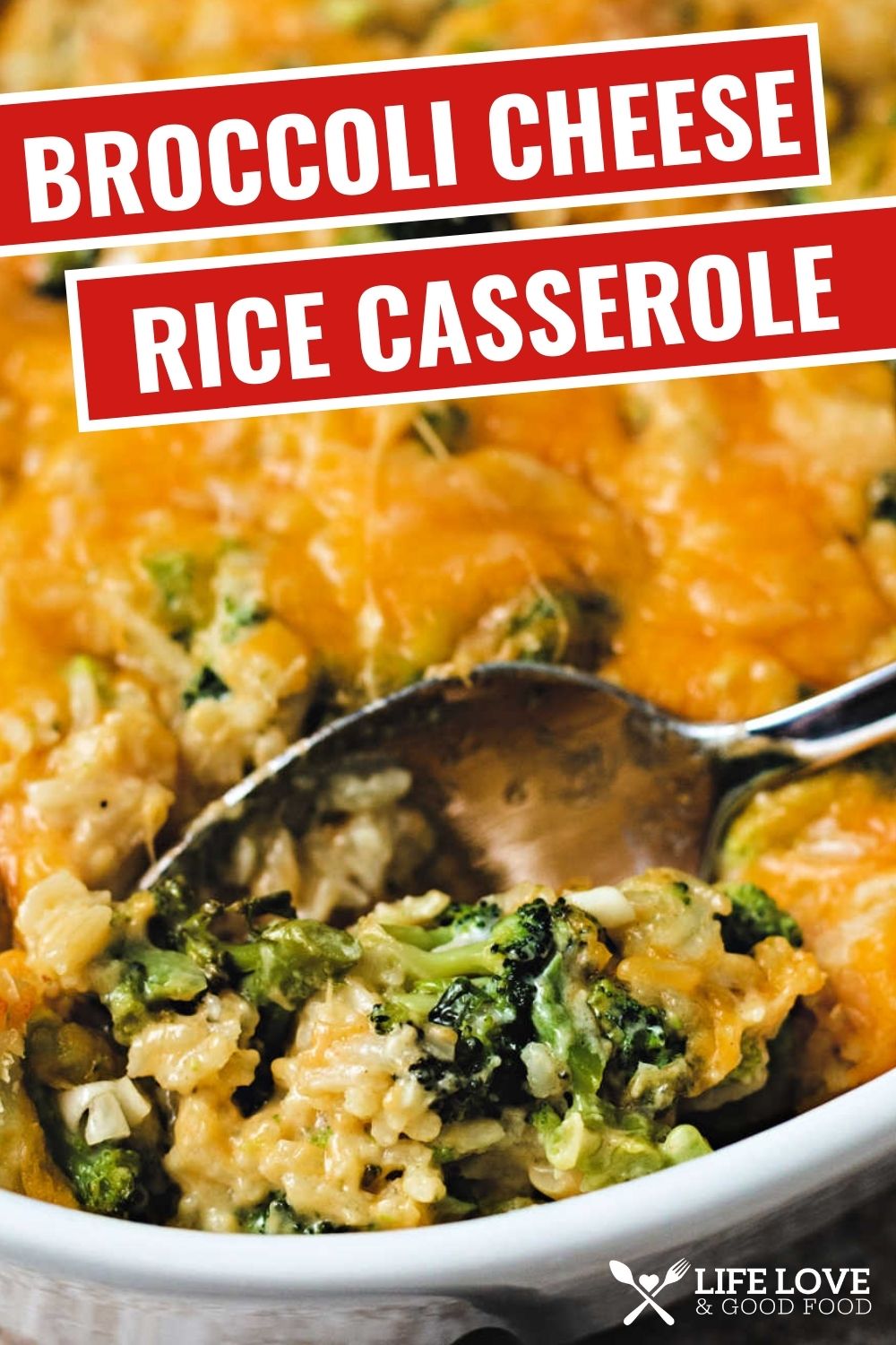 Southern Broccoli Cheese Rice Casserole - Life, Love, and Good Food