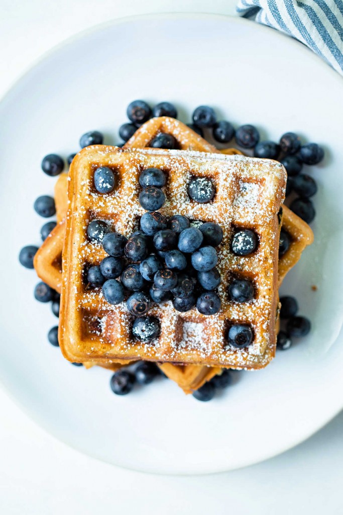 Blueberry Waffles - Life, Love, and Good Food