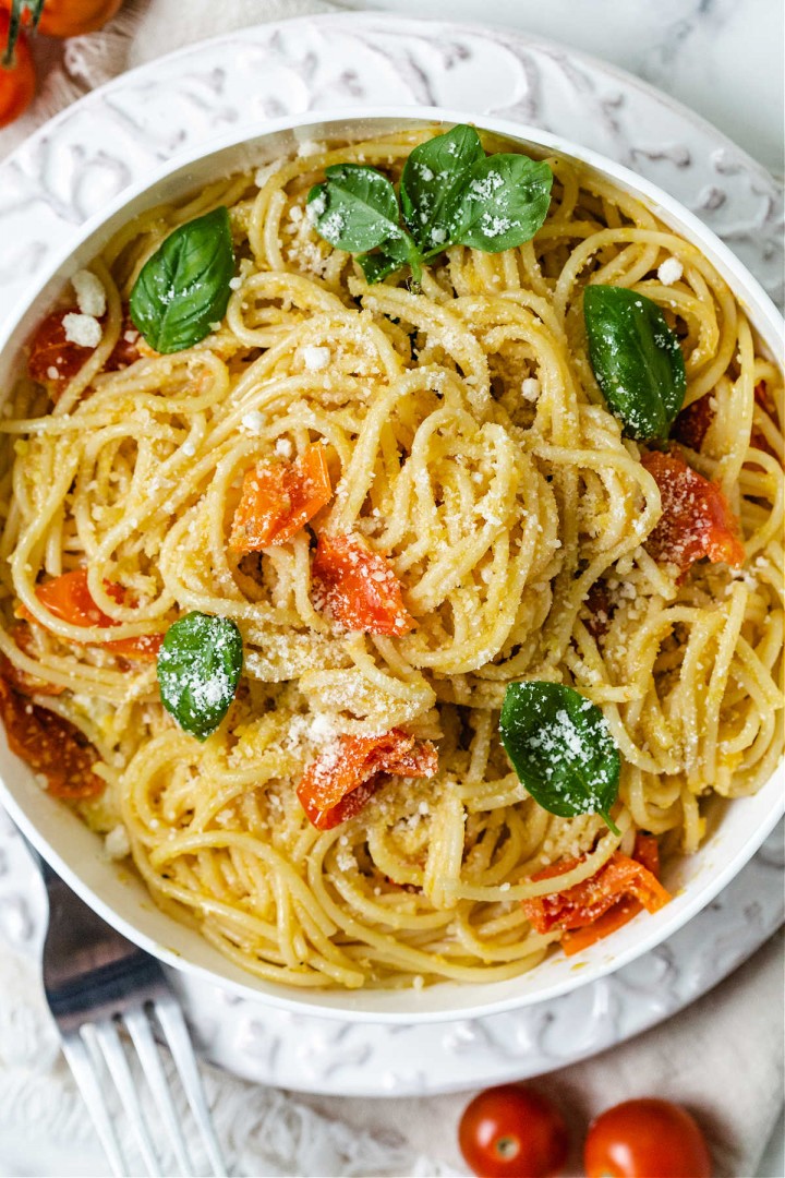Cherry Tomato Pasta - Life, Love, and Good Food