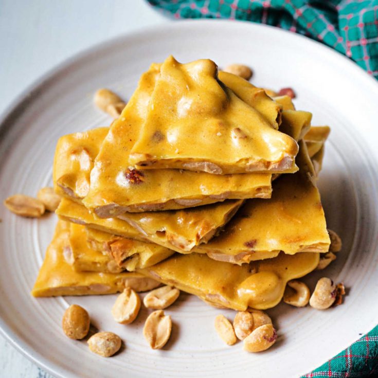 Microwave Peanut Brittle - Life, Love, and Good Food
