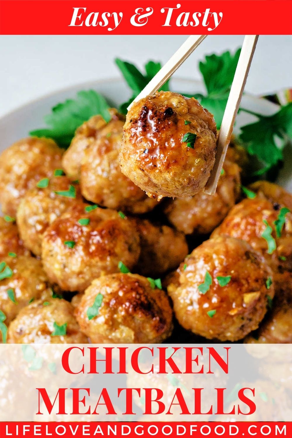 Chicken Meatballs with Honey Garlic Sauce Life, Love, and Good Food