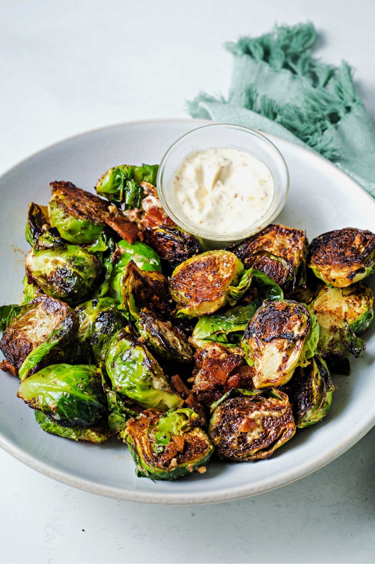 Caramelized Brussels Sprouts With Bacon - Life, Love, And Good Food