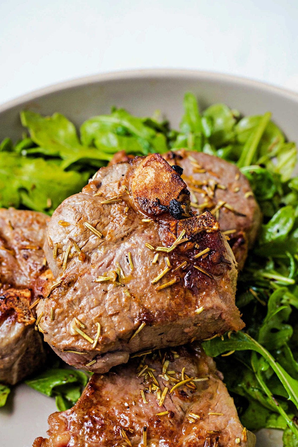 Rosemary Garlic Broiled Lamb Chops - Life, Love, And Good Food