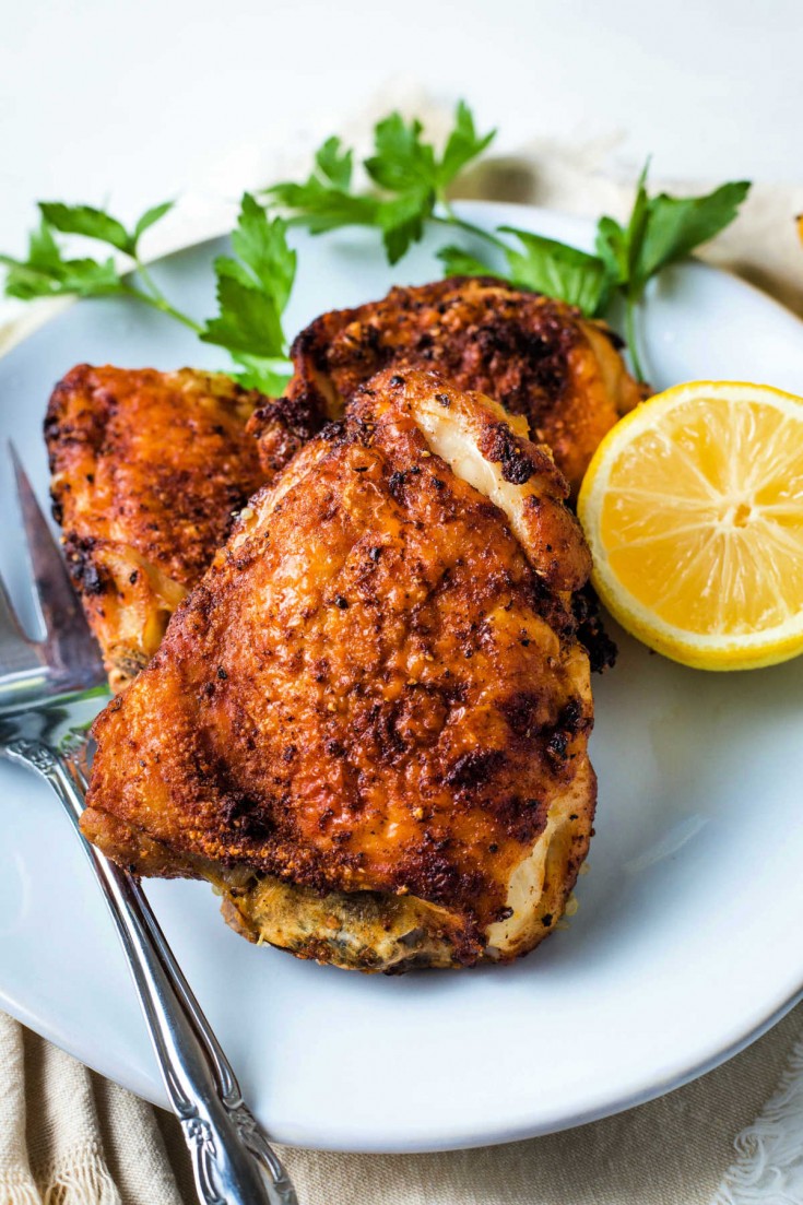 Air Fryer Chicken Thighs - Life, Love, and Good Food