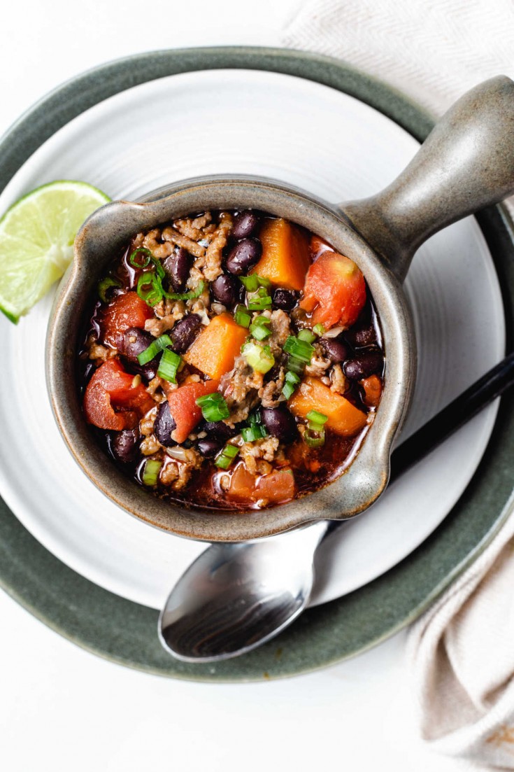 Black Bean Sweet Potato Chili - Life, Love, and Good Food