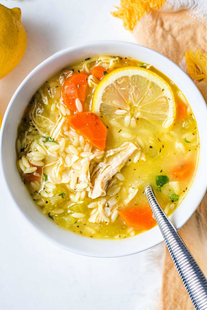 Lemon Chicken Orzo Soup - Life, Love, and Good Food