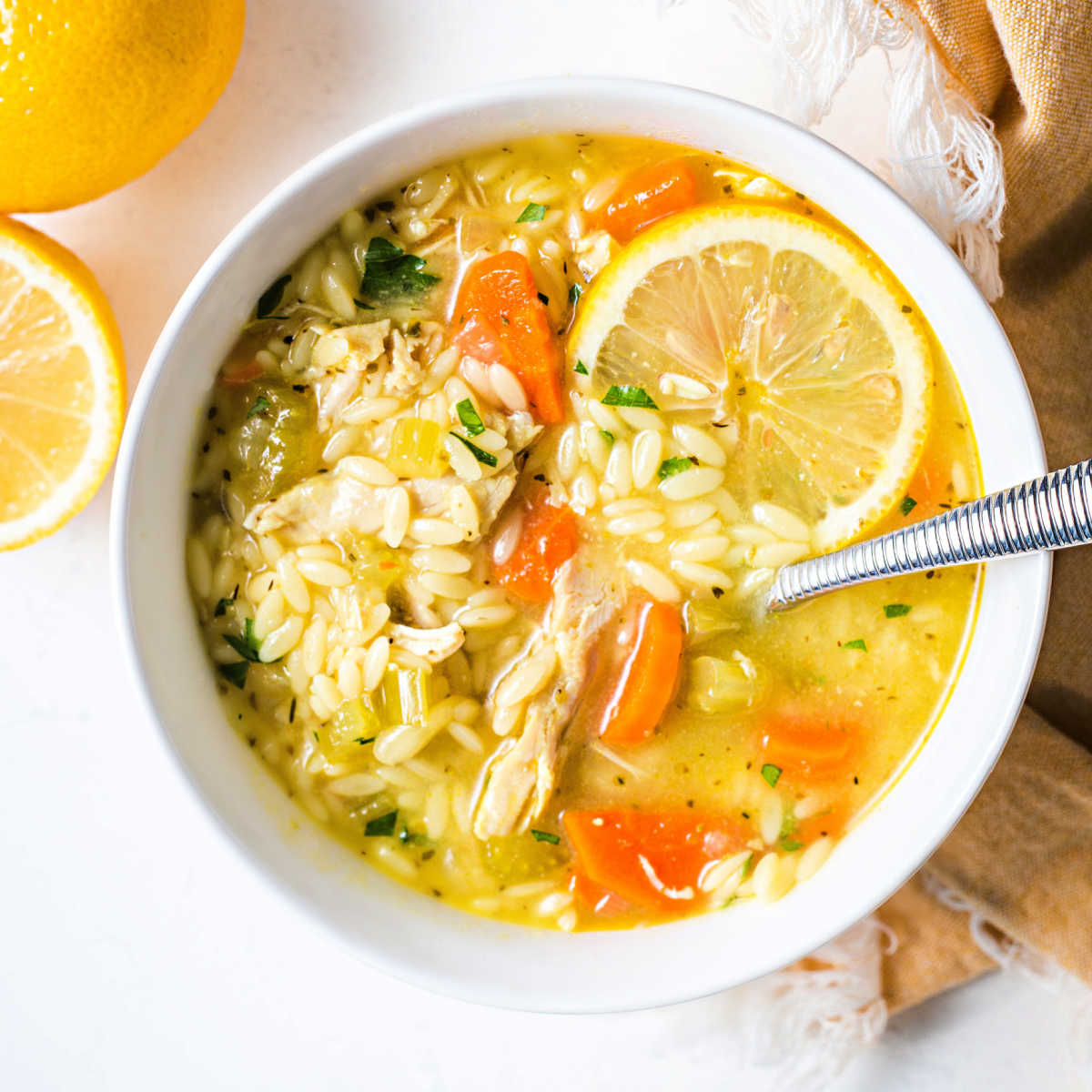 Creamy Turkey Rice Soup - SueBee Homemaker