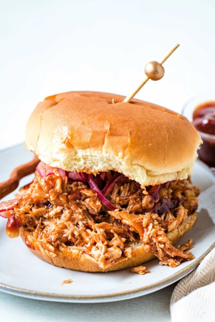 Slow Cooker Pulled Chicken - Life, Love, and Good Food