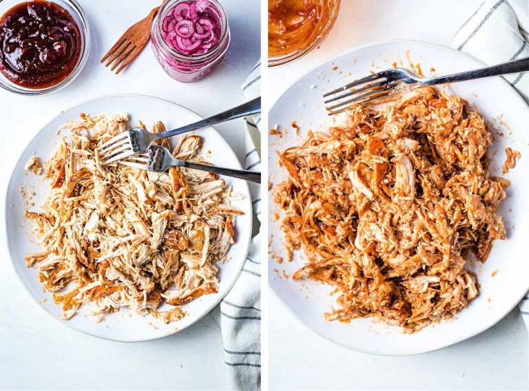 Slow Cooker Pulled Chicken Life, Love, and Good Food