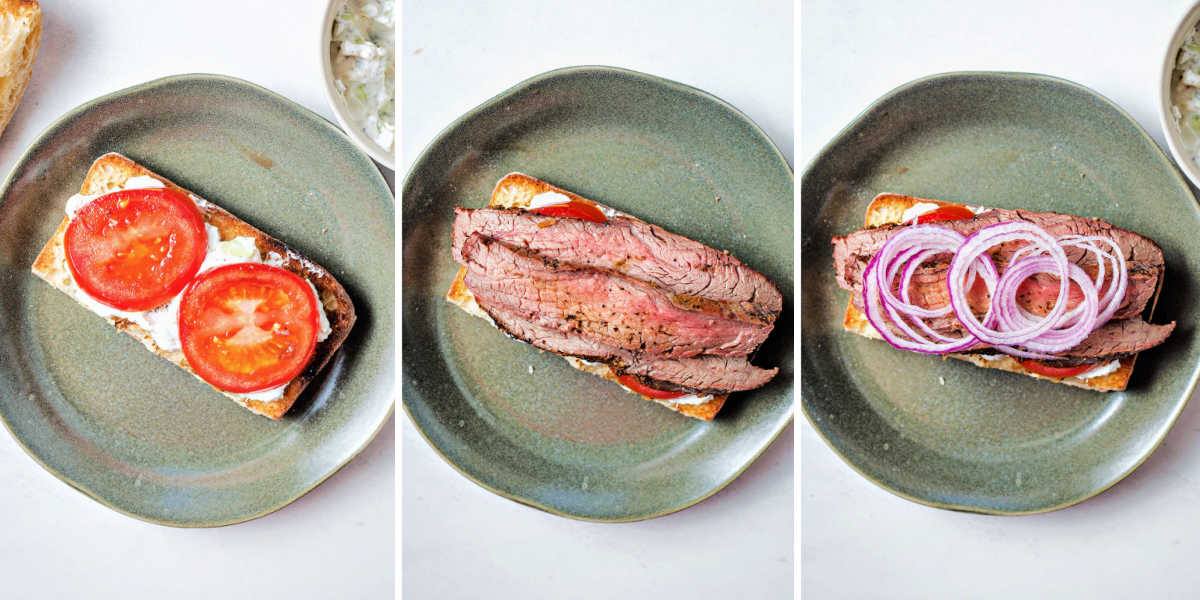 Sloppied Flank Steak Sandwiches Recipe