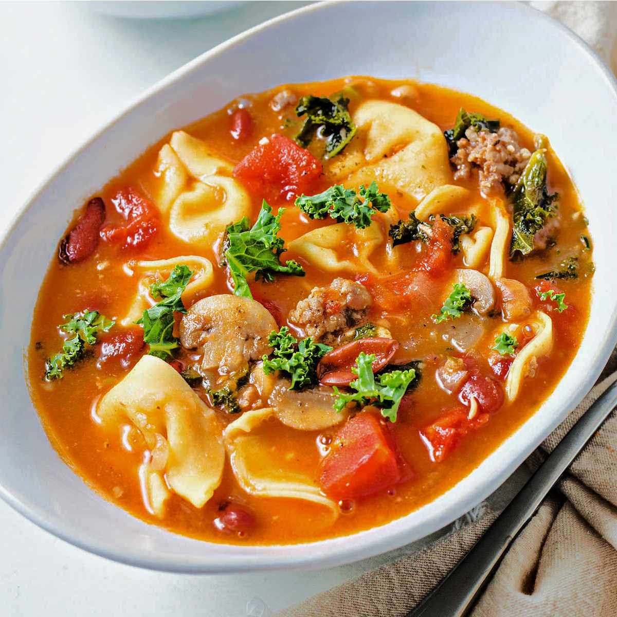 Sausage Tortellini Soup