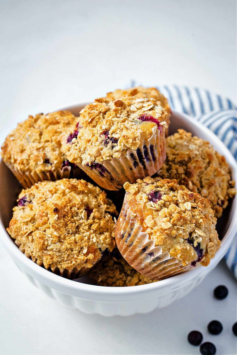 Blueberry Oatmeal Muffins