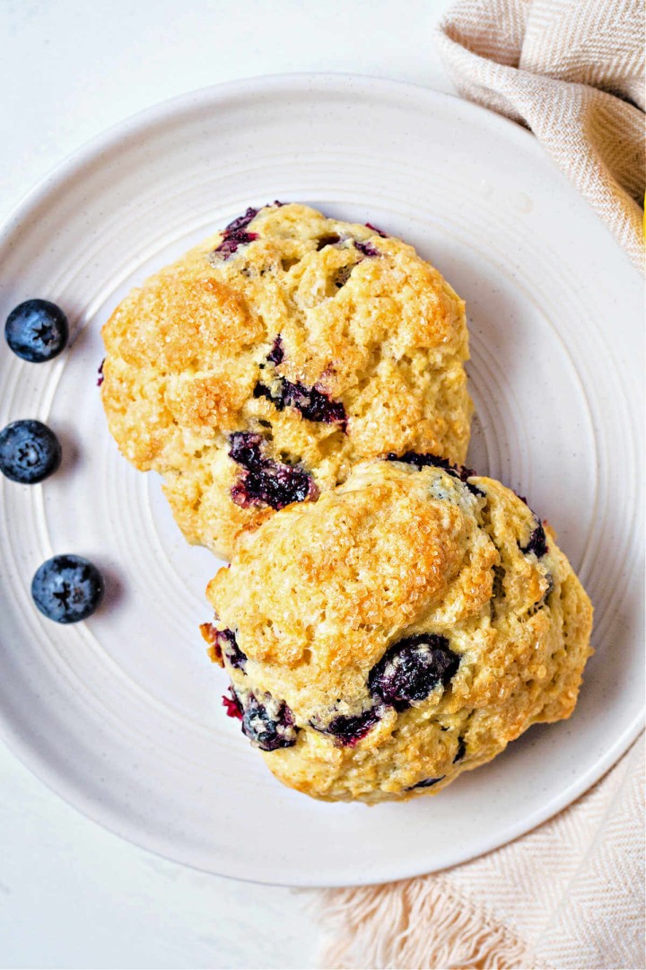 No Fuss Blueberry Scones - Life, Love, and Good Food