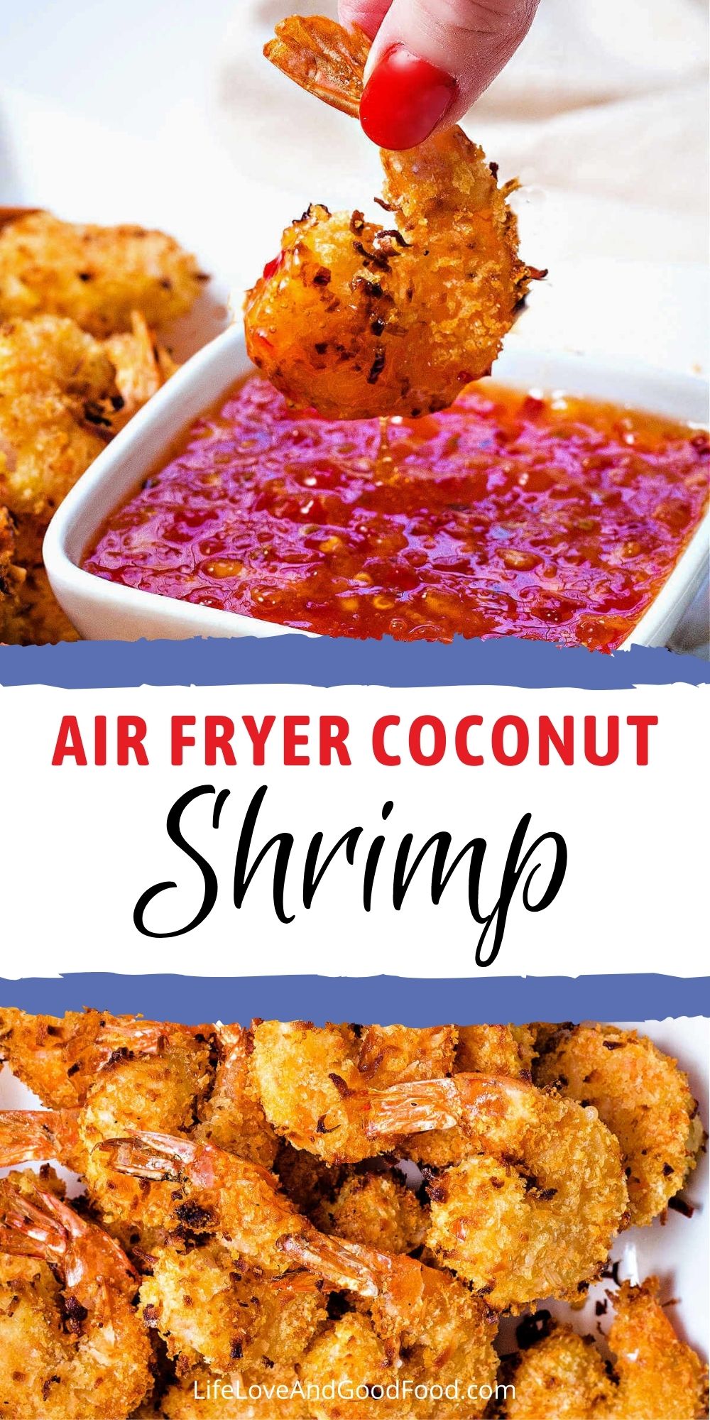 Air Fryer Coconut Shrimp with Orange Chili Sauce - Life, Love, and Good ...