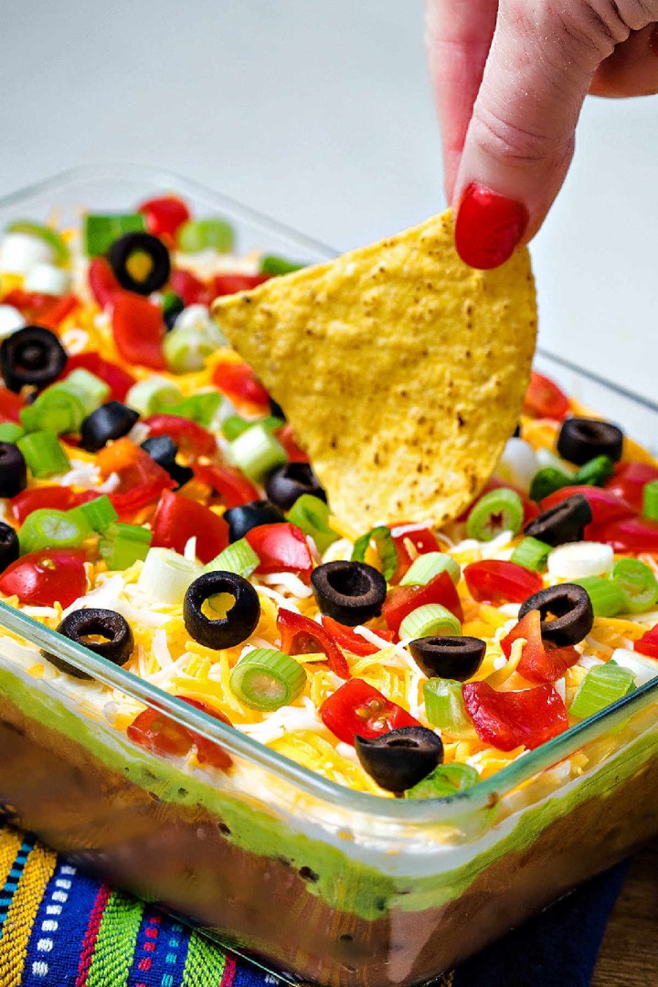 Layered Taco Dip Life, Love, and Good Food