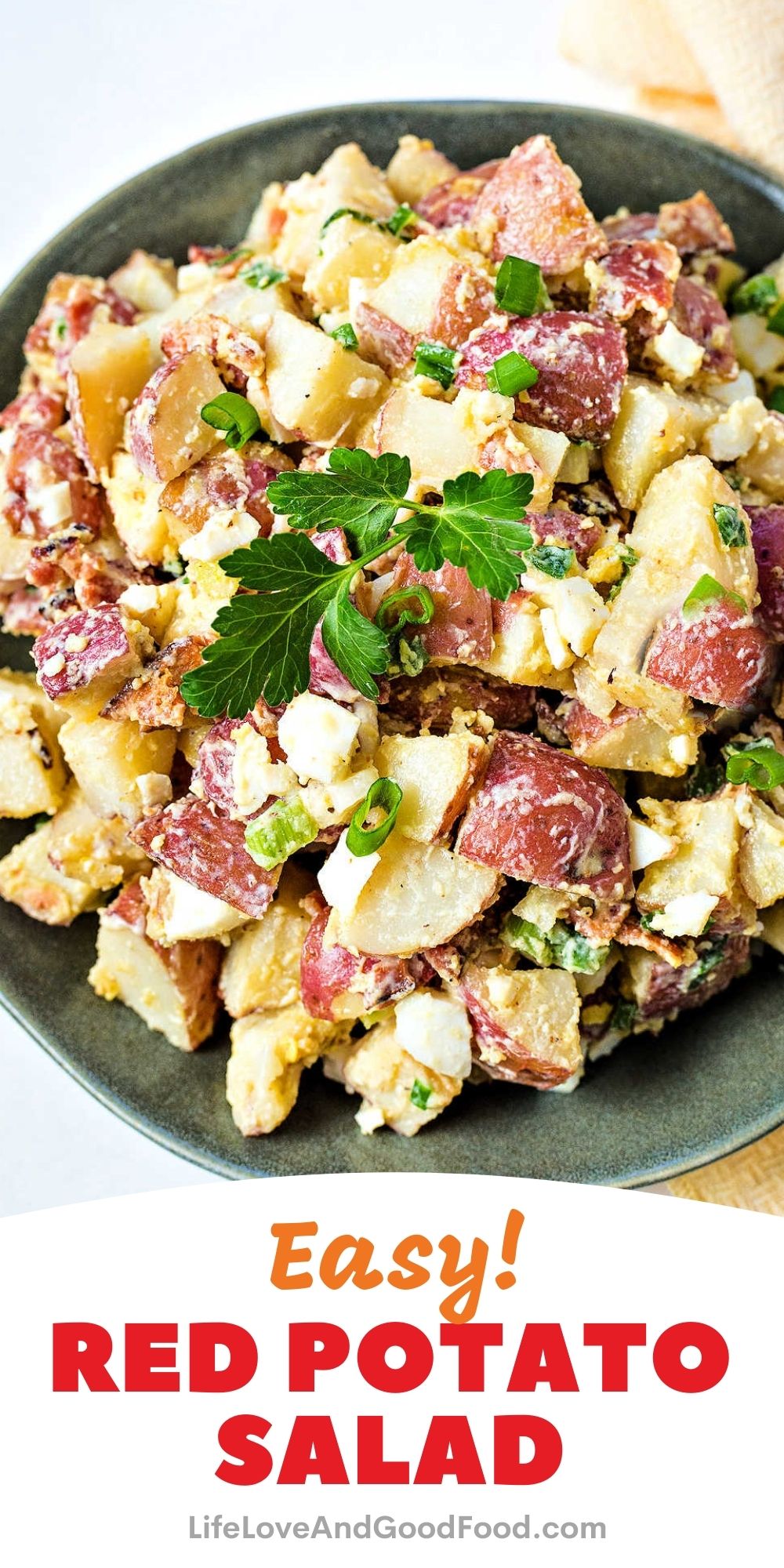 Easy Roasted Red Potato Salad With Bacon Life Love And Good Food