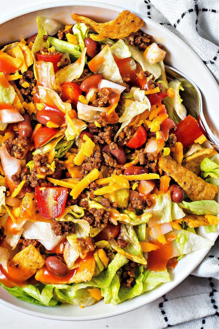 Taco Salad with Catalina Dressing Life, Love, and Good Food