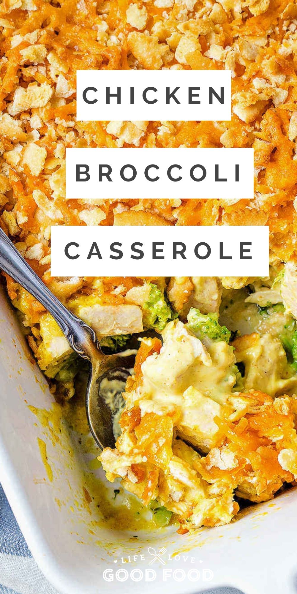Chicken Broccoli Casserole with Cheesy Crumb Topping - Life, Love, and ...