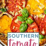 a whole Southern Tomato Pie