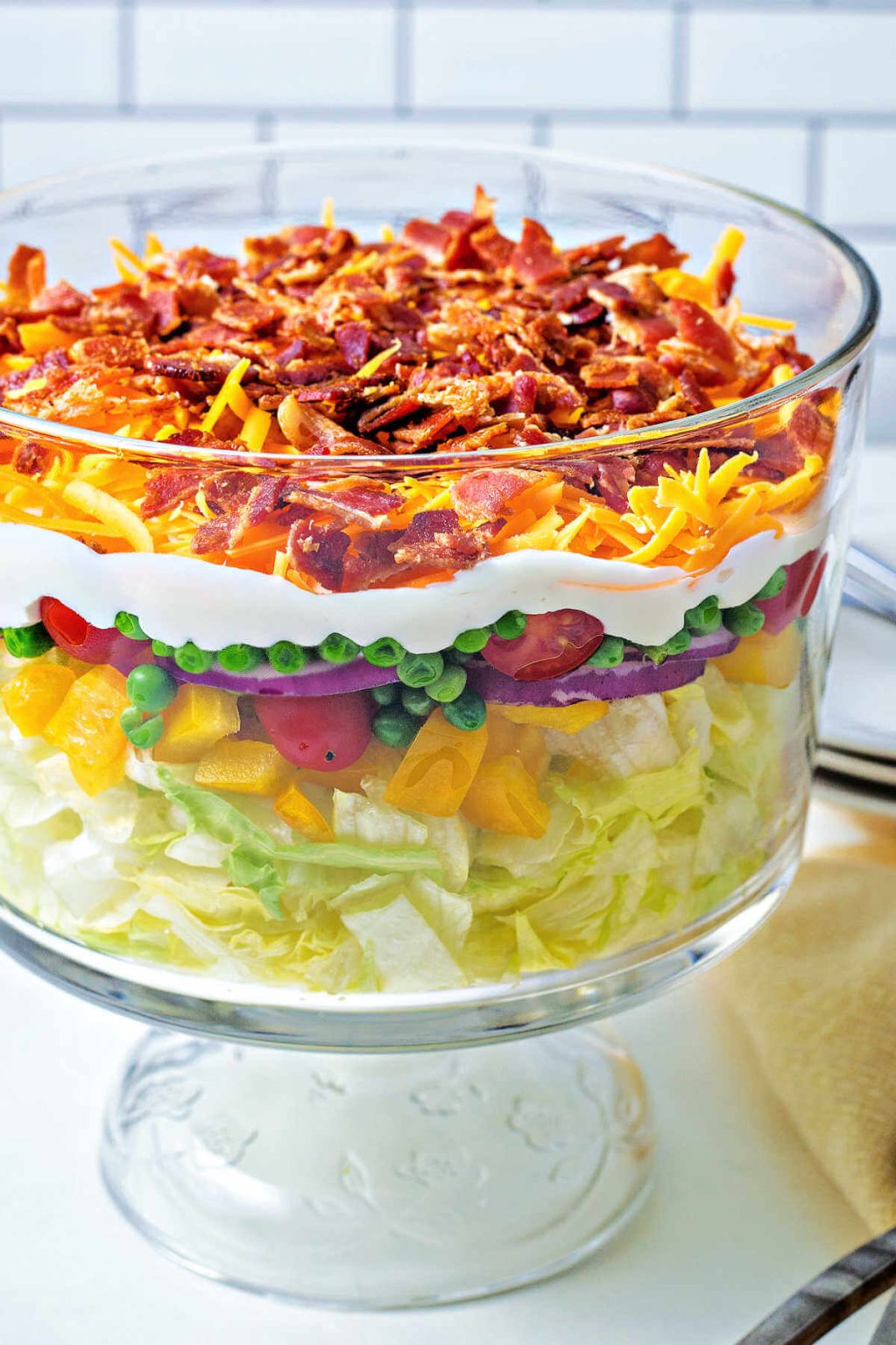 Easy 7-Layer Salad - Life, Love, and Good Food
