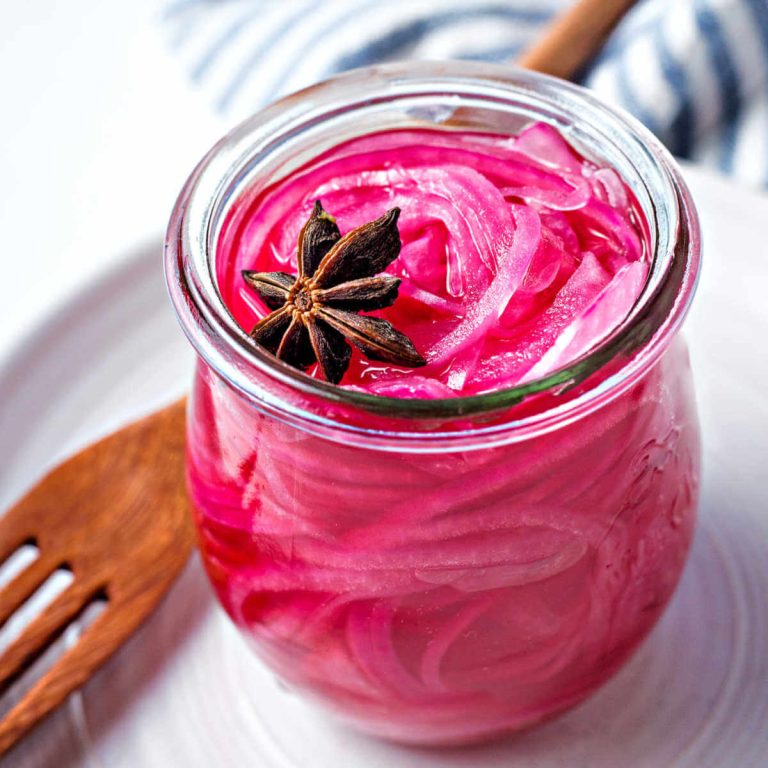 Quick Pickled Red Onions (No Canning Required)