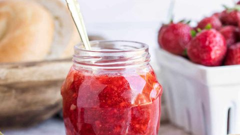 Strawberry Freezer Jam - Sustainable Cooks