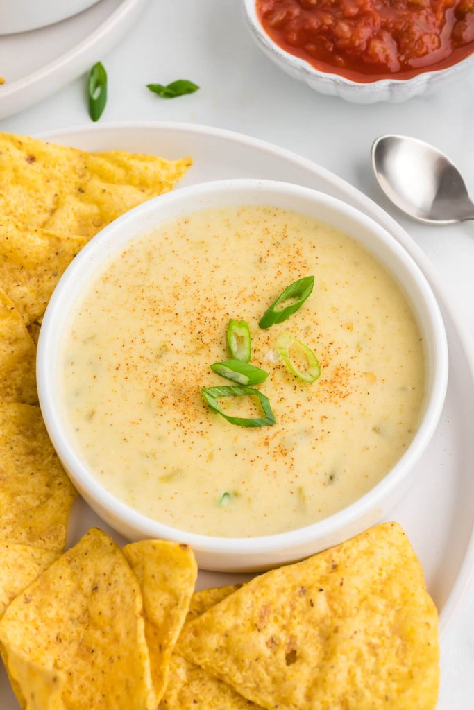 Creamy White Queso (Mexican Cheese Dip Recipe) - Life, Love, And Good Food