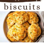 Cheddar Bay Biscuits on a plate.