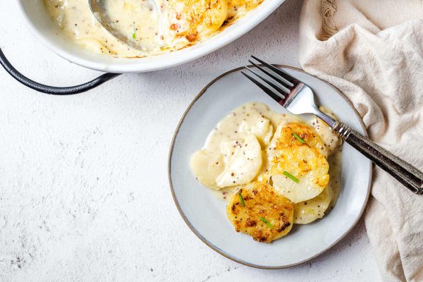 Creamy and Cheesy Instant Pot Scalloped Potatoes - Life, Love, and Good