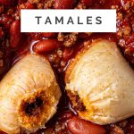 HOT TAMALES IN A BOWL OF CHILI