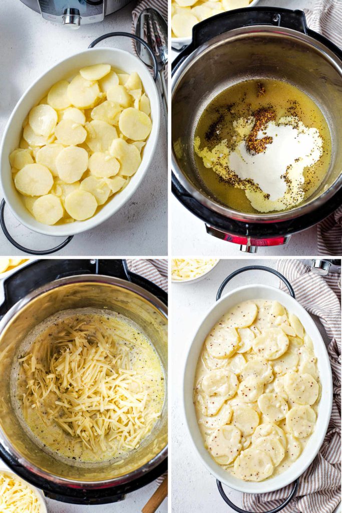 Creamy and Cheesy Instant Pot Scalloped Potatoes - Life, Love, and Good
