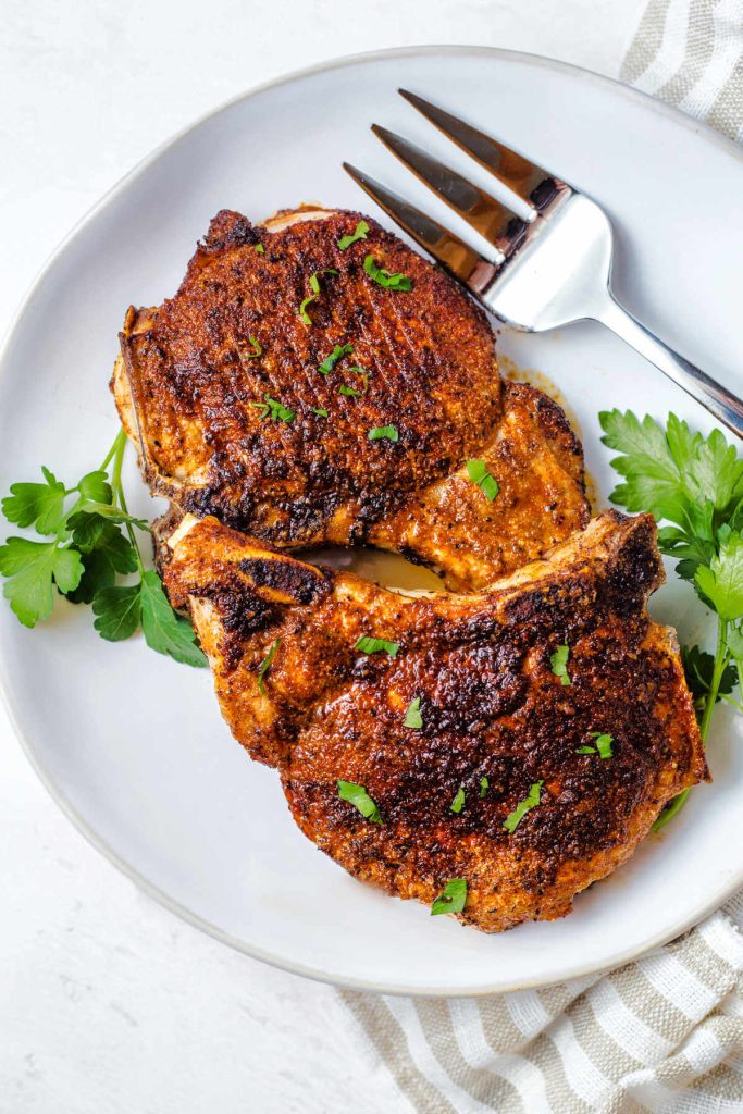 How to Make Juicy Pork Chops in the Air Fryer - Life, Love, and Good Food