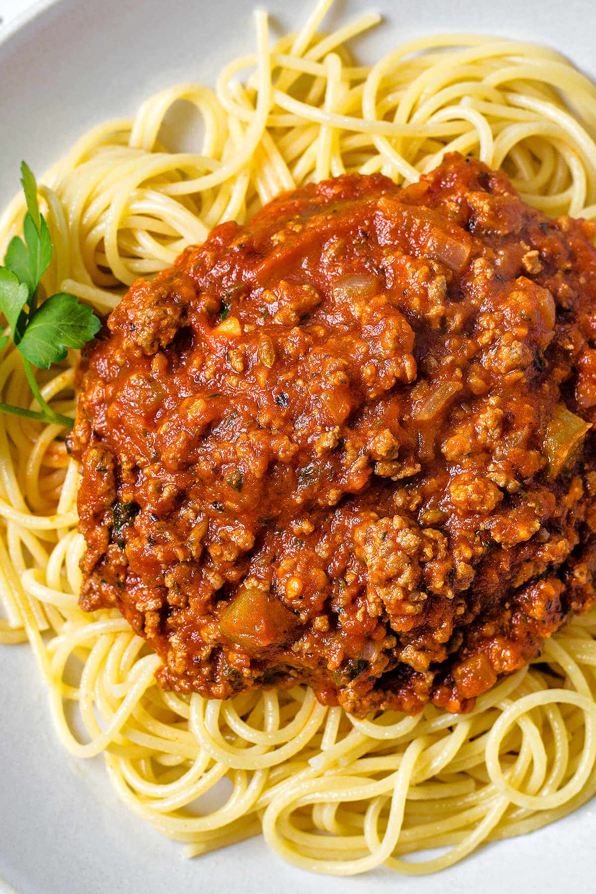 Best Homemade Italian Meat Sauce With Spaghetti Life Love And Good Food