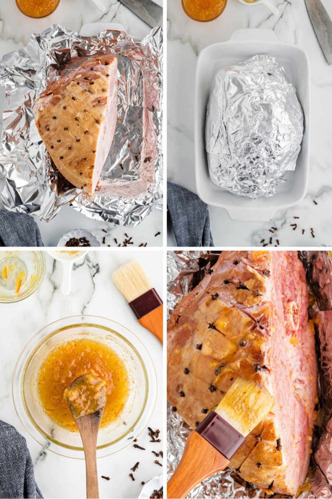 Classic Baked Ham Recipe with Orange Mustard Glaze - Life, Love, and ...