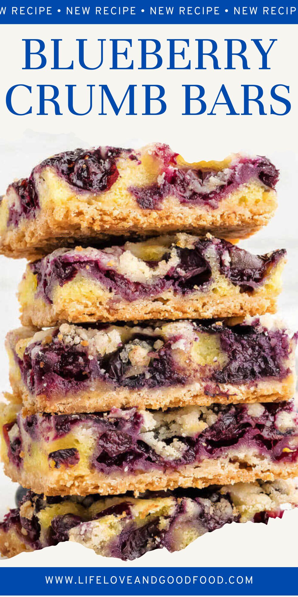 Easy Blueberry Crumb Bars (with Fresh or Frozen Berries) Life, Love
