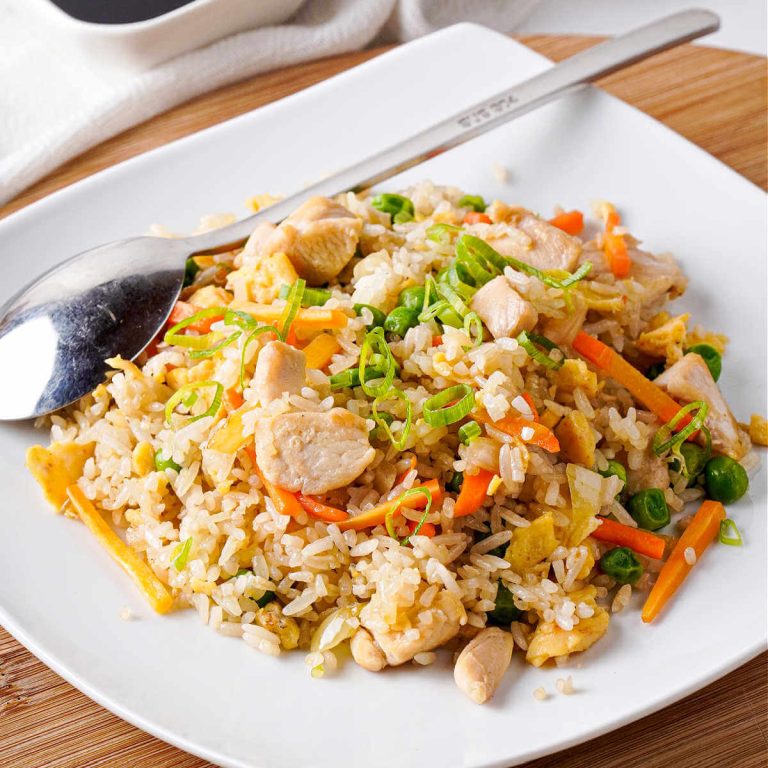 Chicken Fried Rice Recipe (Easy Thai-Style Food)