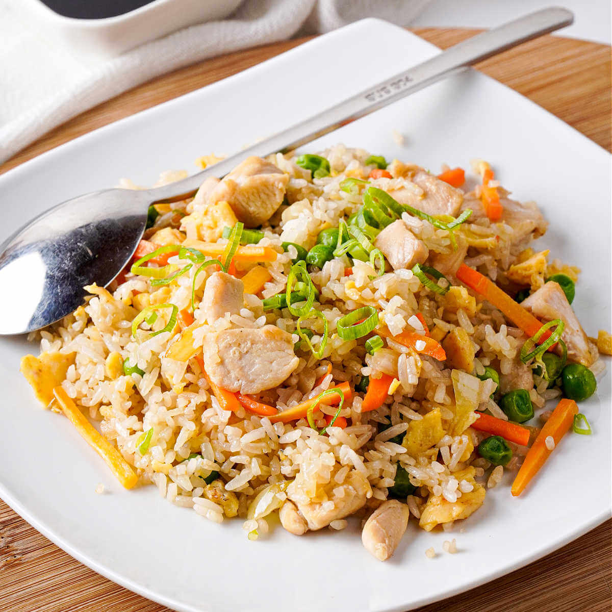 Chicken Fried Rice Recipe (Easy Thai-Style Food)