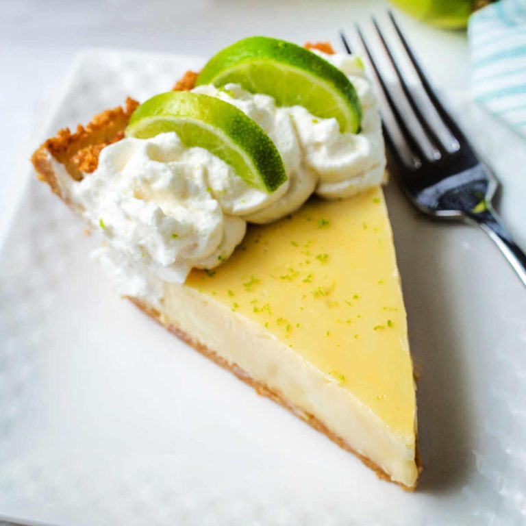 Florida Key Lime Pie Recipe with Real Whipped Cream