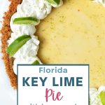 Florida Key Lime Pie on a table.