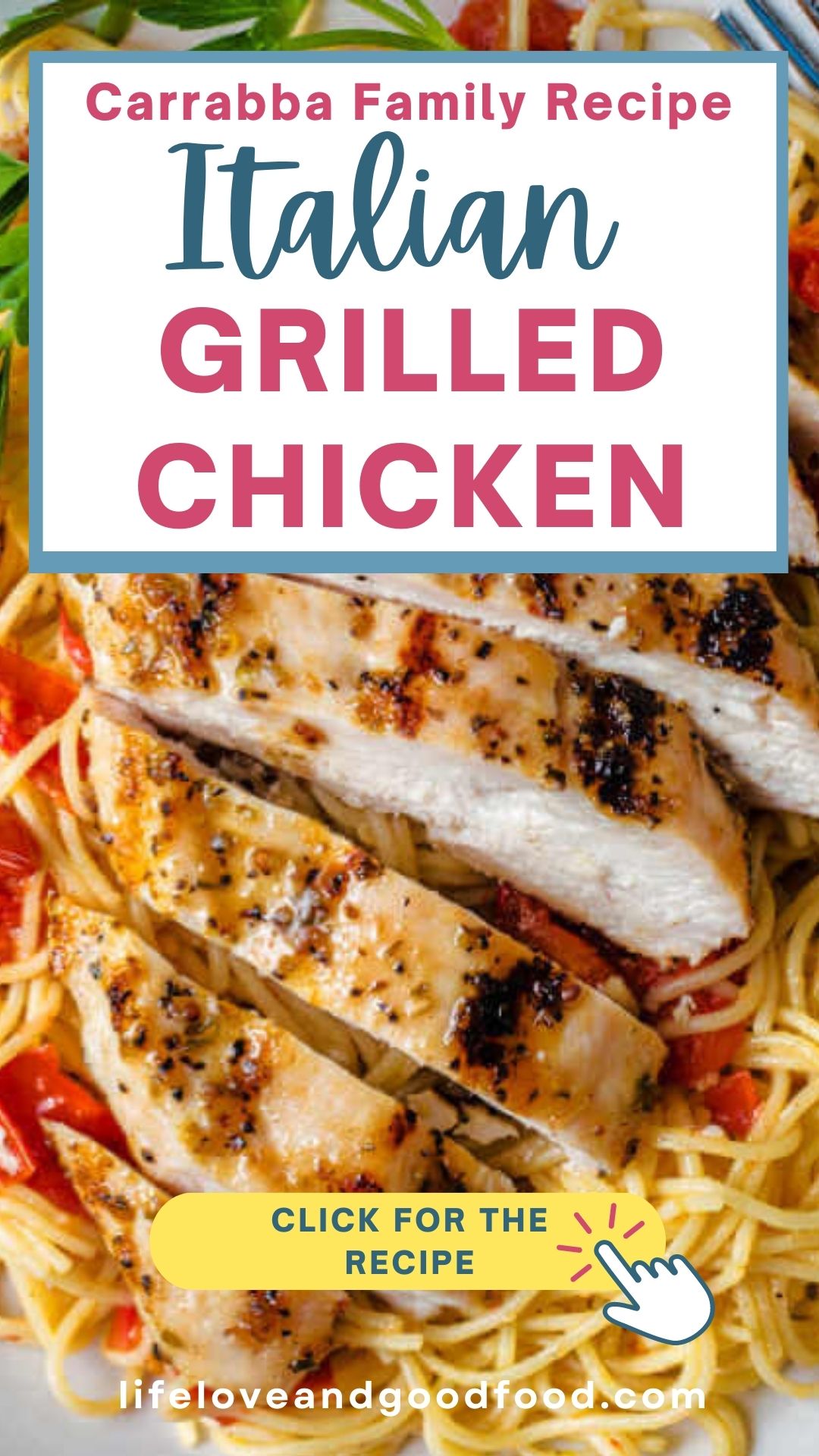 Italian Grilled Chicken (Carrabba Family Recipe) - Life, Love, And Good ...