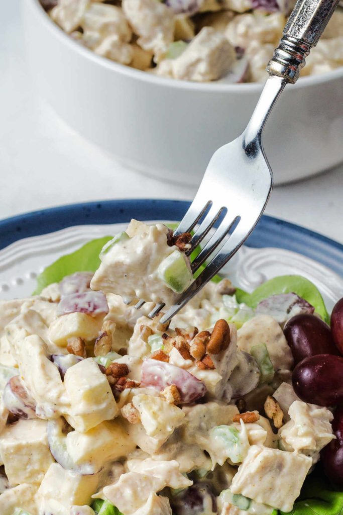 Best Southern Chicken Salad with Grapes and Pecans - Life, Love, and ...