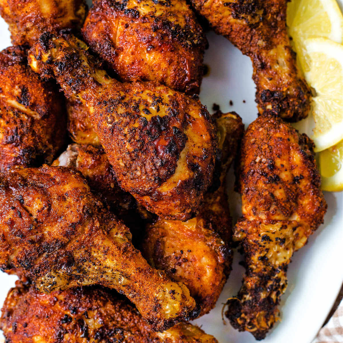 The Best Crispy & Juicy Air Fryer Chicken Legs - Life, Love, and Good Food